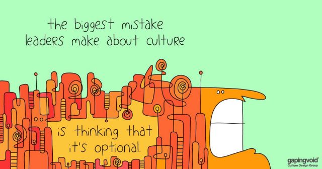 how do you solve problems with company culture;The biggest mistake leaders make about culture is thinking that it's optional.