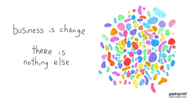 digital transformation; business is change there is nothing else