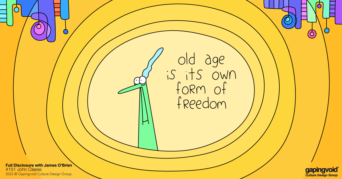 old age is its own form of freedom
